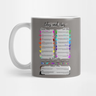 Color and Hues Chart Mug